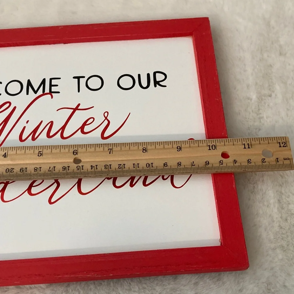 Target BP 2019 Christmas Welcome to our Winter Wonderland Sign